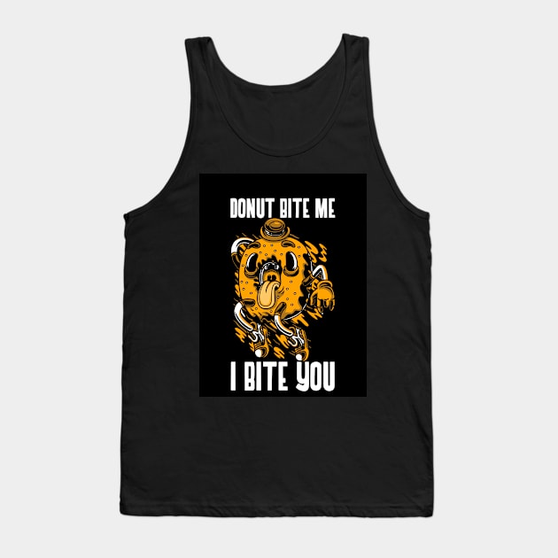 donut bite me Tank Top by Slynado